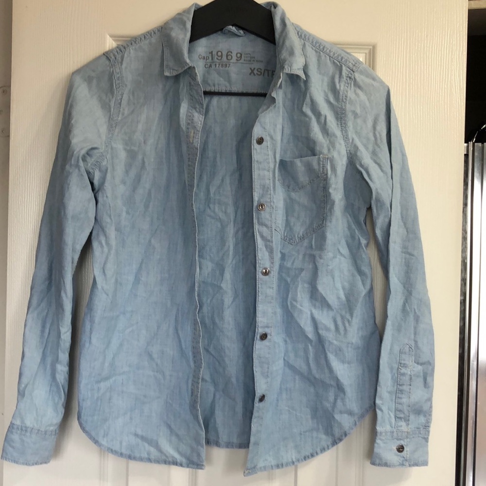 Women’s jean top GAP XS
